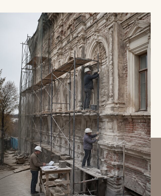 Реставрация объектов культурного наследия под ключ в Калуге