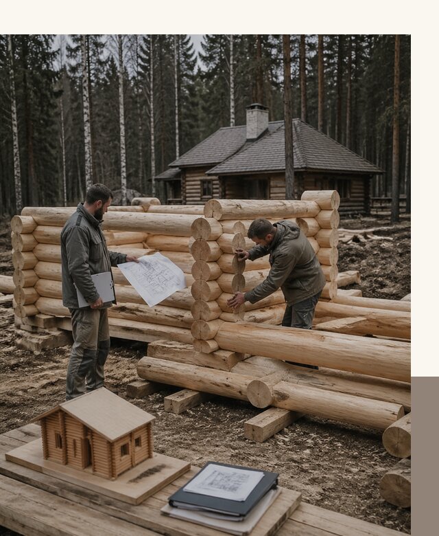 Проектирование и строительство домов из бревна в Калуге